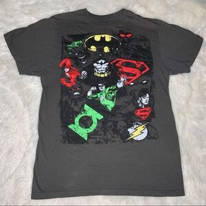 Sz Medium DC Comics Justice League Grey T Shirt